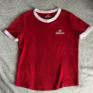 Hollister waffle top/ tshirt